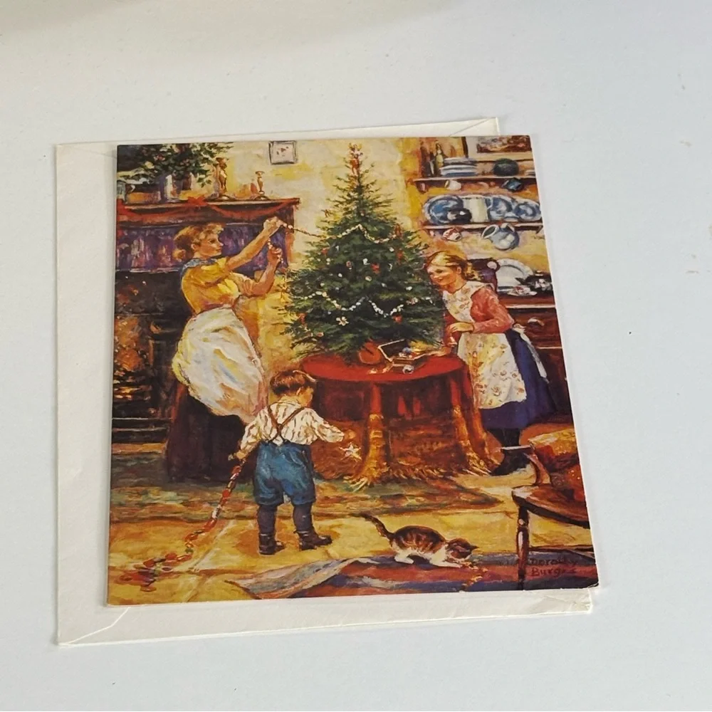 VTG Assorted Holiday Greeting Cards lot of 10